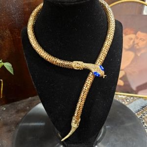 Whiting & Davis Vintage Snake Choker